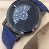 Creative Pattern Camera Concept Short Simple Special Digital Disks Hands Fashion Watch For Unisex Blue 8563 | Abdul Basit Janjee
