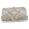 Creative Fashionable Bridal Rectangular Shaped Clutch Purse Available In Random Colors 6137