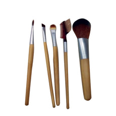 5Pcs Set Cream Puff Toothbrush Makeup Powder Foundation Facial Lip Eyeshadow Brushes Kits