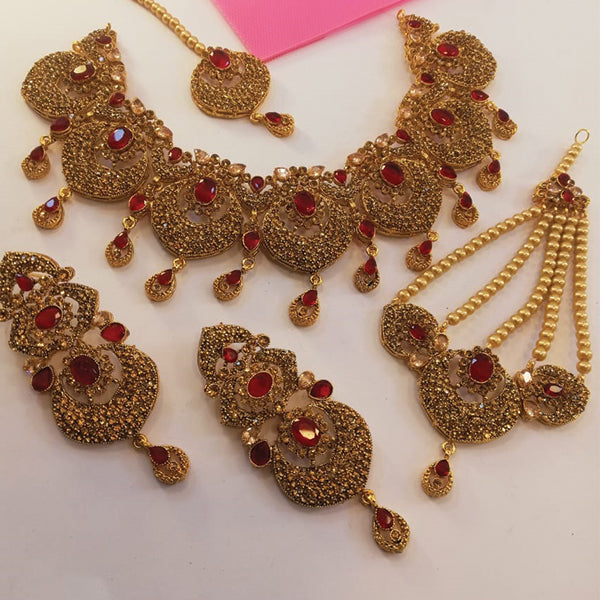 Fashionable Stylish Necklace Set For Womens Random Dark Colors & Designs | Mohsin Attari