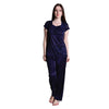 Pack of 2 Women Satin Set Free Size Rani Night Suit 3414