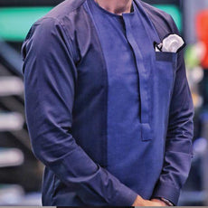 Navy Royal Blue Kurta And Trouser