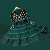 Stylish Frock For Girls Kids Dark Green | 24hours.pk