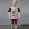 Sail Boat Printed Malai Jersey Stuff Baba Suit Multicolors