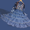 Stylish Frock For Girls Kids Light Blue | 24hours.pk
