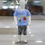 Balah Printed Malai Jersey Stuff Baba Suit Multicolors
