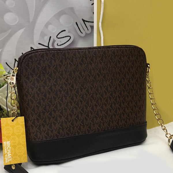 HIGH QUALITY WITH BRANDED DUST BAG SIDE CROSS BODY BROWN & BLACK