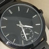 Simple Couple Watches Second With Date Ladies And Gents Pair Black & Silver 97996 | Abdul Basit Janjee