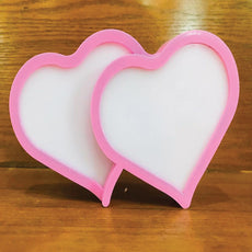 Heart Couple Decoration LED Light Dark Multicolors Best Gift For Valentines Day 100483 | 24hours.pk