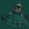 Stylish Frock For Girls Kids Dark Green | 24hours.pk