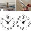 DIY Big Wall Clock Black Wall Sticker Nordic Toilet Clock Children's Room Character Wall Clock Sticker Numeric Number Simple Clock Wall Sticker Sticker Paste Decoration Simple Cross Arrange Layout Store Wallpaper | 24hours.pk
