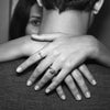 Pack of 2 Single Heart Diamond Design Ring With Heart Design Box For Her Gift or Engagement Silver 0864 | 24hours.pk
