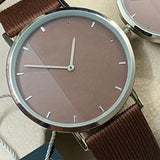 New Stylish Couple Watches High Qualty Best For Valentines Day Watch Pair Brown | 24hours.pk