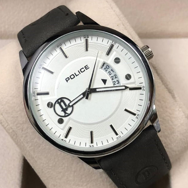 Latest Black & White Police Watch For Men's 99129 | Abdul Basit Janjee