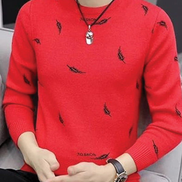 New Pack of 3 Feather Style Printed Full Sleeve Shirt Random Colors | 24hours.pk