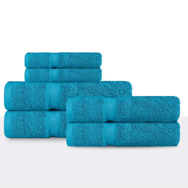 Pack of 6 Multi-color Bath Towels set 85990 | 24hours.pk