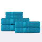 Pack of 6 Multi-color Bath Towels set 85990 | 24hours.pk
