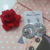 Beautiful Pearl With Diamonds Eclipse Earrings For Her Random Colors | 24hours.pk