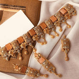 Elegant Egyptian Traditional Multi Stones Necklace Set for Women