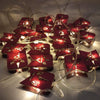 Acrylic Material Hearts Fairy Light 3 Meters length 20 Heart Bulbs Valentines Day Led Lights 3441 | 24hours.pk