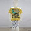 Less Slip More Stunts Printed Malai Jersey Stuff Baba Suit Multicolors