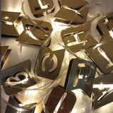 Acrylic Material Hearts & Alphabets Fairy Light 3 Meters Length 20 Bulbs Valentines Day Led Lights 3441 | 24hours.pk