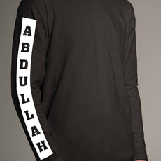 Customize Name Full Sleeve Shirt For Boys & Girls Your Name On Your Shirt Sleeve. | 24hours.pk