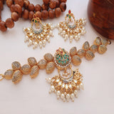 New  Design Pearl Necklace Set For Womens & Girls Light Random Colors 8874 | 24hours.pk