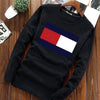 A&S Round Crew Neck Full Seleve Printed Shirt For Men's Black SP15