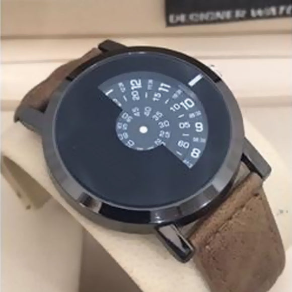 Creative Pattern Camera Concept Short Simple Special Digital Disks Hands Fashion Watch For Unisex Brown 8563 | Abdul Basit Janjee