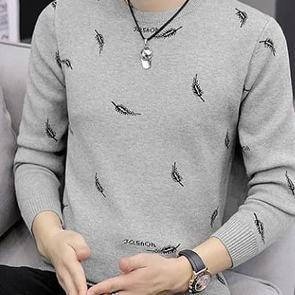 New Pack of 3 Feather Style Printed Full Sleeve Shirt Random Colors | 24hours.pk