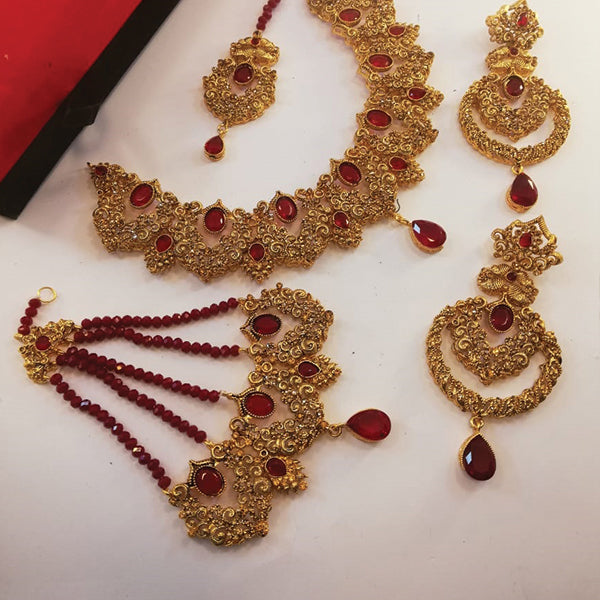 Fashionable Stylish Necklace Set For Womens Random Dark Colors & Designs | Mohsin Attari