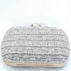 Fancy Bridal Radius Shaped Clutch Purse Available In Random Colors 6137