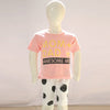 Mom Dad Awesome Me Printed Malai Jersey Stuff Baba Pink