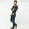 Pack of 3 White Strips Printed Full Sleeve Shirt For Men's
