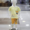 Here Come Printed Malai Jersey Stuff Baba Suit Multicolors