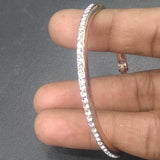 Fashionable Simple Bangle For Her Silver 73313 | 24hours.pk