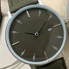 Green Strap Pair Watch With Date Option For Men's And Womens Best Gift For Valentine's Day 8765 | 24hours.pk