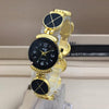 Women Rounded Bracelet Luxury Fashion Watch Golden