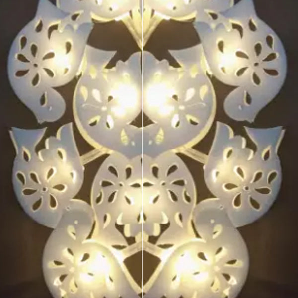 Little Bird and Cages Shaped Random Design 20 LED String Fairy Light | 24hours.pk