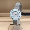 Shaffer Mesh Band Lady Simple Design Watch Light Blue & Silver 01521