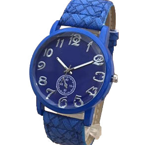 New Smart Stylish Watch With Strap Blue For Men's 61332 | 24hours.pk