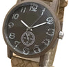 New Smart Stylish Watch With Strap Coffee Colors For Men's | 24hours.pk