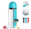 Water Bottle 20 oz | Pill Organizer | Travel Water Bottle | Sports Water Bottle with Daily Vitamin 7-Day Pill Organizer