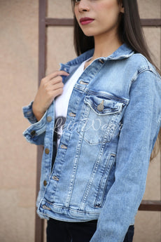Ladies Denim Jacket By A&H Apparels