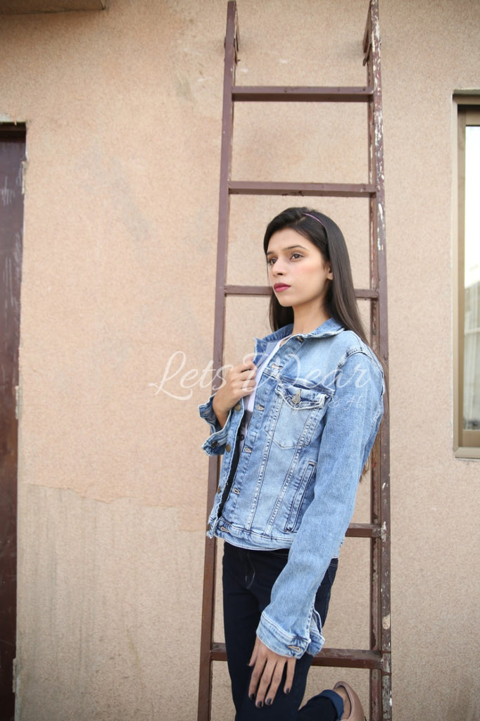 Ladies Denim Jacket By A&H Apparels