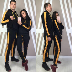 Yellow Panel Couple Tracksuite