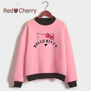 Printed Sweat-shirt Pink (RED CHERRY)