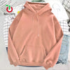 WOMEN's PRINTED HOODIE plain