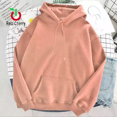 WOMEN's PRINTED HOODIE plain
